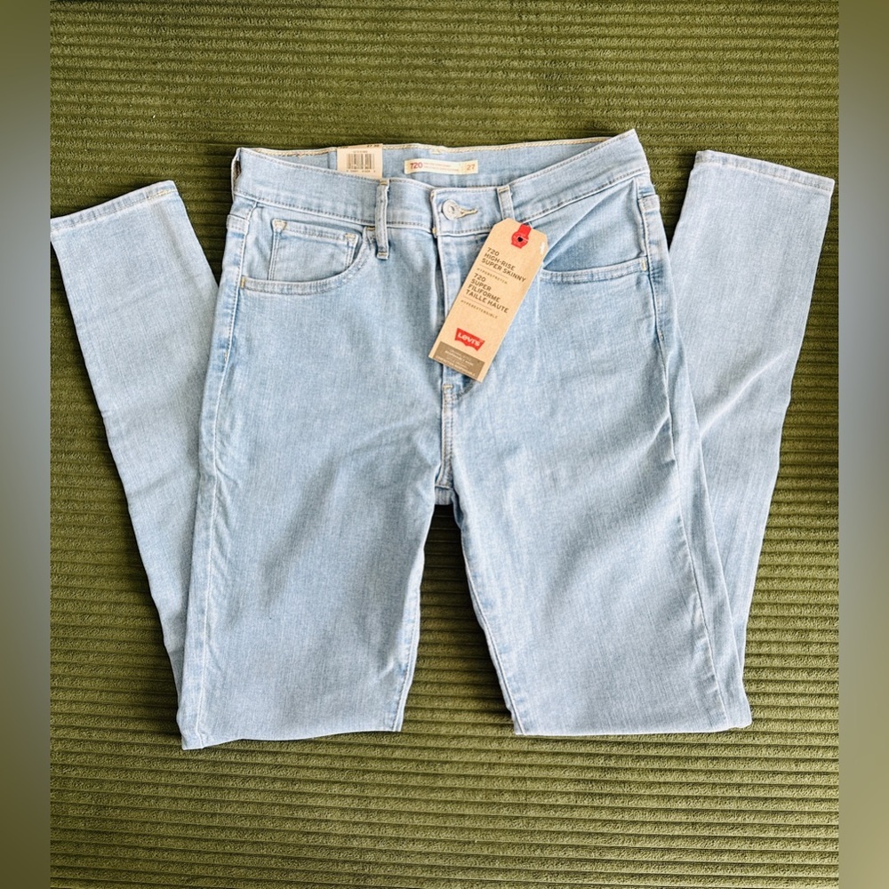 BRAND NEW WITH TAGS — Levi’s 720 High-Rise Super Skinny Jeans (Size 27) - Picture 4 of 10